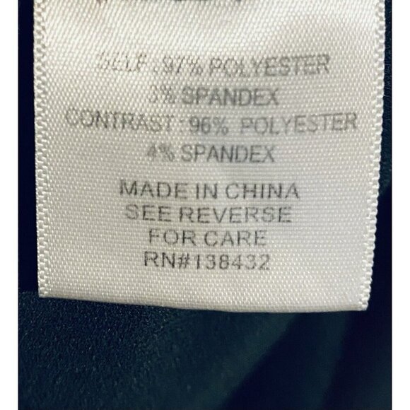 ModCloth Pants Womens Large Black Pleated Front Wide Leg Stretch Waist Work - Picture 6 of 8